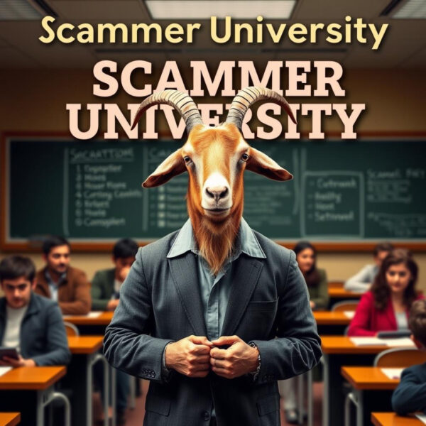 SCAMMER UNIVERSITY FIRST CLASS